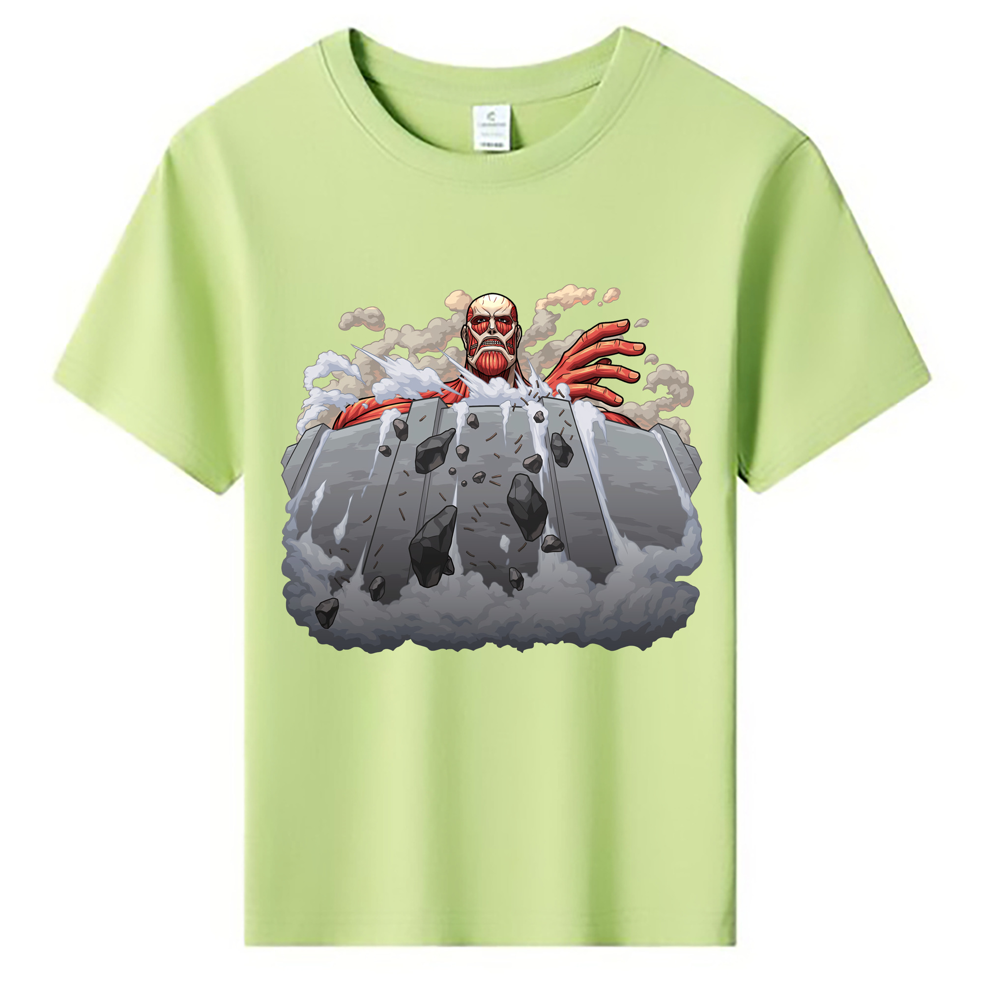 （画像用） 進撃の巨人 Attack on Titan 綿100％キッズTシャツ（フロントプリント）